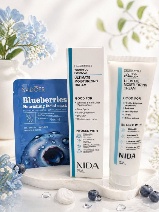 Crema Antiarrugas NIDA Youthful Formula: Hidratación Avanzada Antimanchas (100ml)